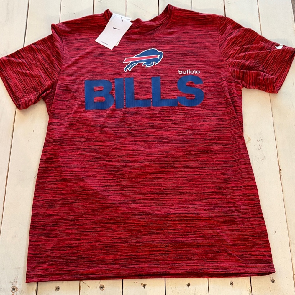 Nike Red Buffalo Bills Tee, Medium, NWT